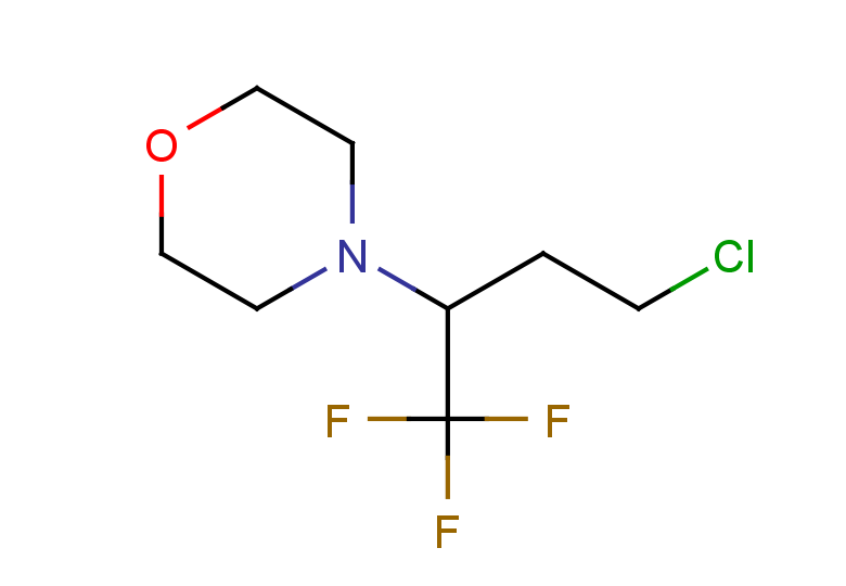 4-(4-chloro-1,1,1-trifluorobutan-2-yl)morpholine