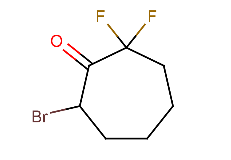 7-bromo-2,2-difluorocycloheptan-1-one