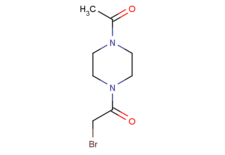 1-(4-acetyl-1-piperazinyl)-2-bromo-ethanone