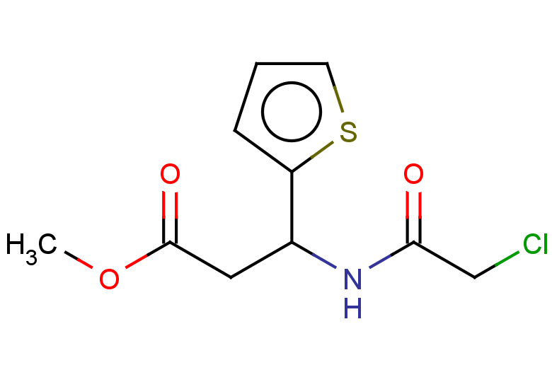 METHYL 3-(2-CHLOROACETAMIDO)-3-(THIOPHEN-2-YL)PROPANOATE