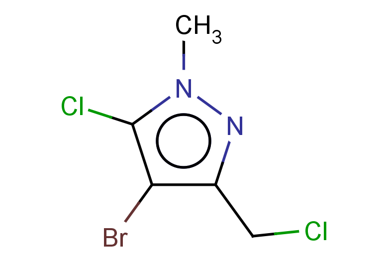 4-bromo-5-chloro-3-(chloromethyl)-1-methyl-1H-pyrazole