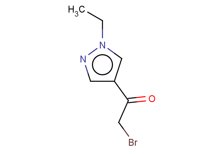2-bromo-1-(1-ethyl-1H-pyrazol-4-yl)ethan-1-one