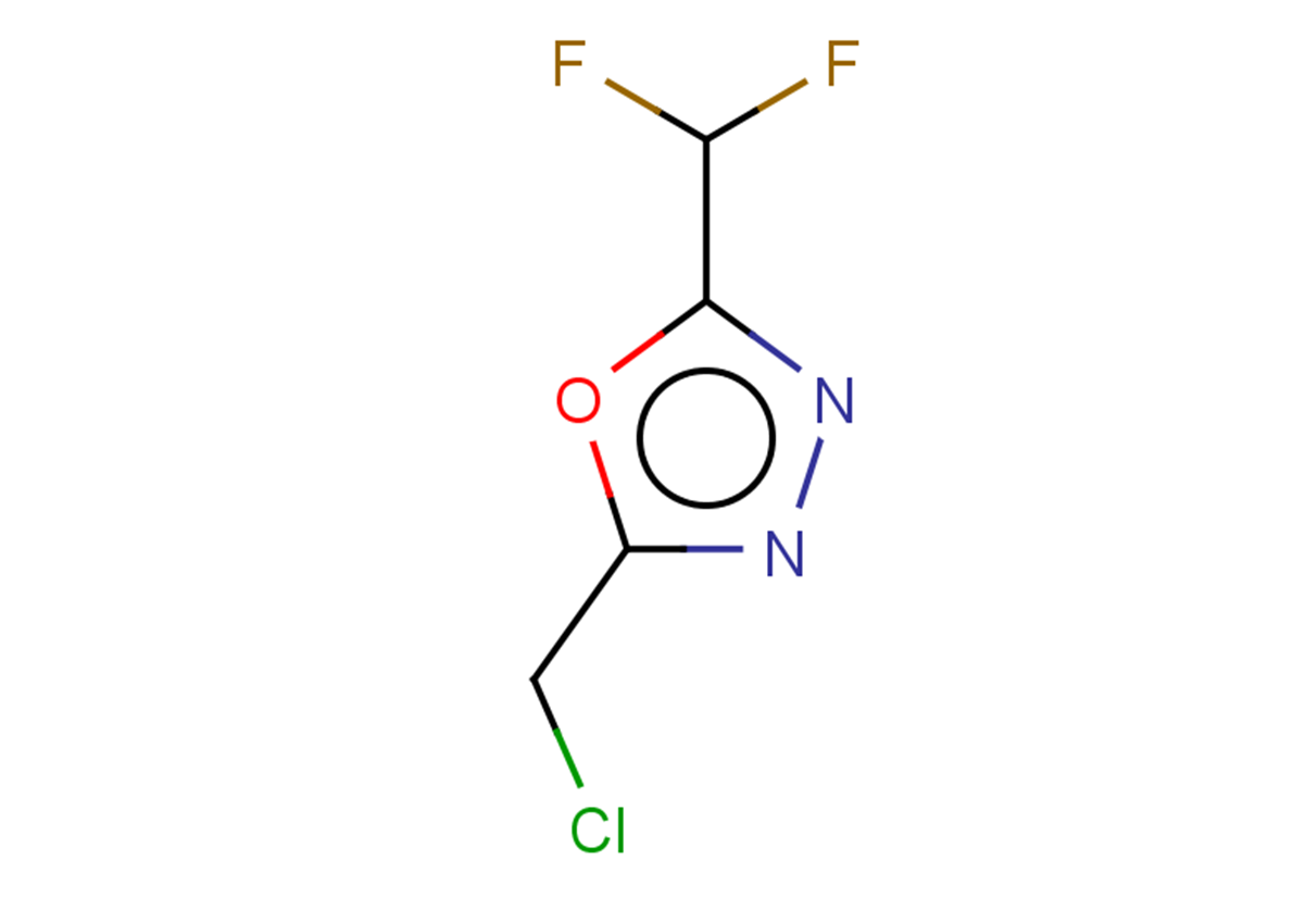 2-(chloromethyl)-5-(difluoromethyl)-1,3,4-oxadiazole