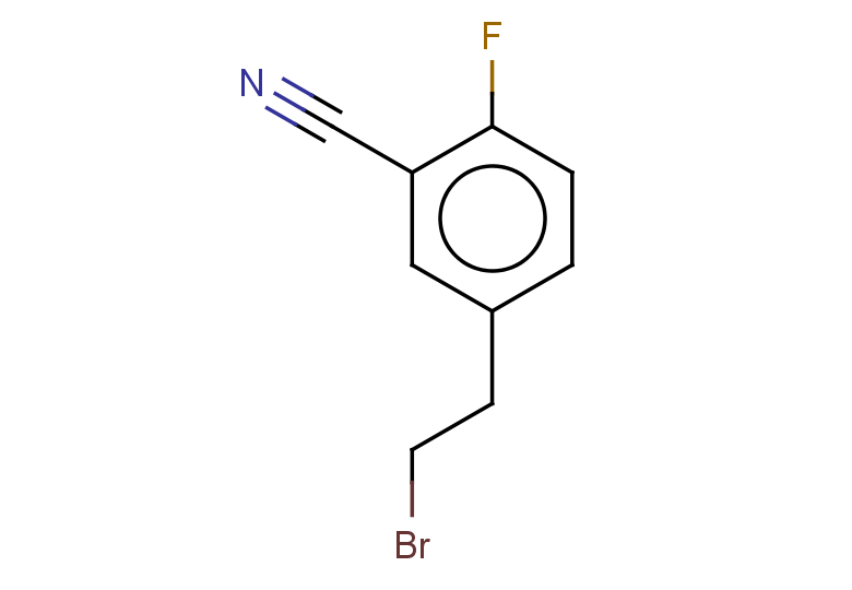 5-(2-bromoethyl)-2-fluorobenzonitrile