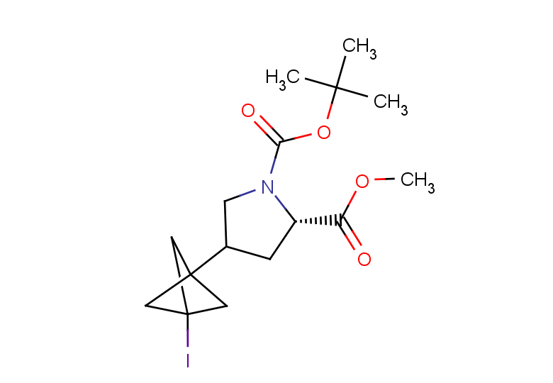 1-tert-butyl 2-methyl (2S)-4-{3-iodobicyclo[1.1.1]pentan-1-yl}pyrrolidine-1,2-dicarboxylate
