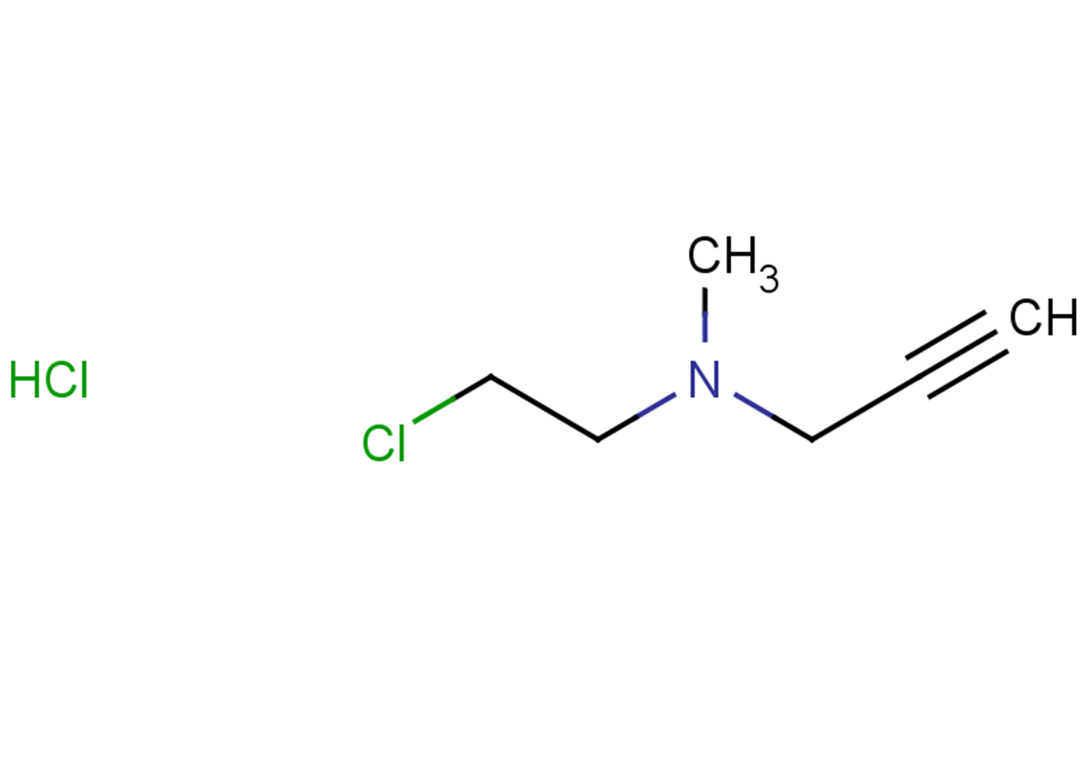 (2-chloroethyl)(methyl)prop-2-yn-1-ylamine hydrochloride
