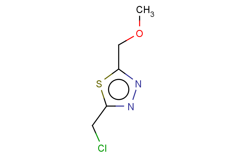 2-(chloromethyl)-5-(methoxymethyl)-1,3,4-thiadiazole
