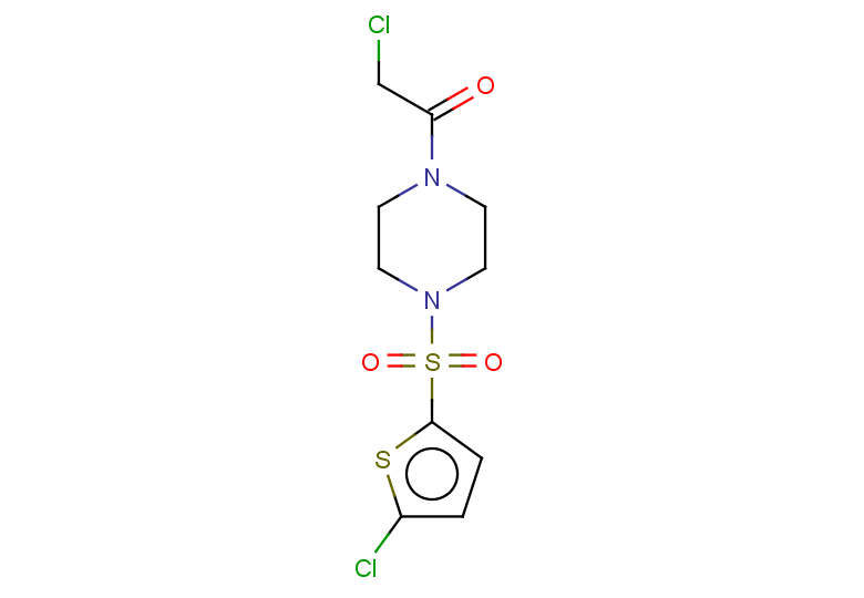 2-chloro-1-{4-[(5-chlorothiophen-2-yl)sulfonyl]piperazin-1-yl}ethan-1-one