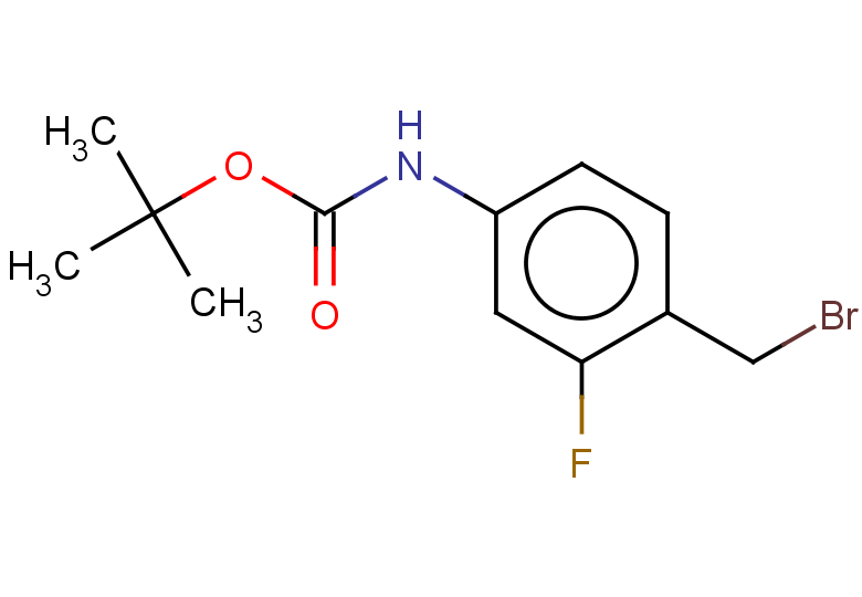 tert-butyl N-[4-(bromomethyl)-3-fluorophenyl]carbamate