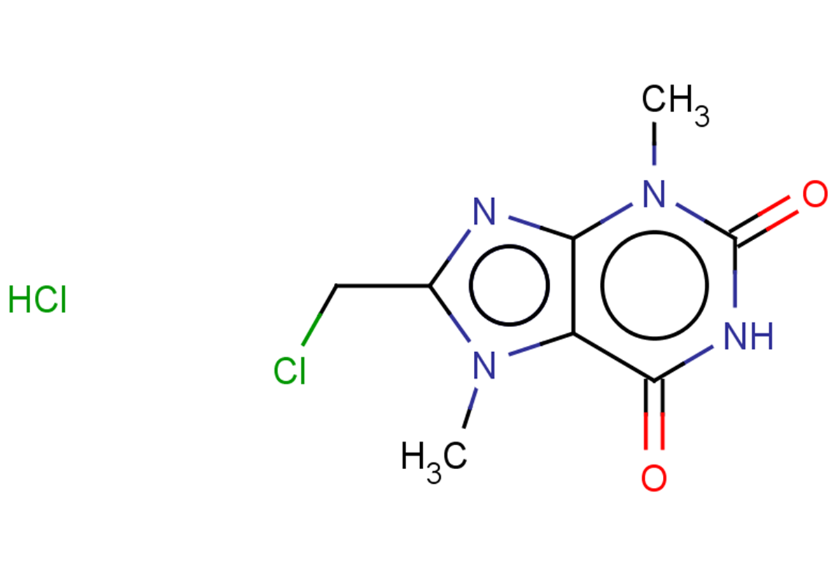 8-(chloromethyl)-3,7-dimethyl-2,3,6,7-tetrahydro-1H-purine-2,6-dione hydrochloride
