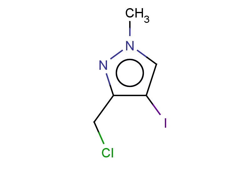 3-(chloromethyl)-4-iodo-1-methyl-1H-pyrazole