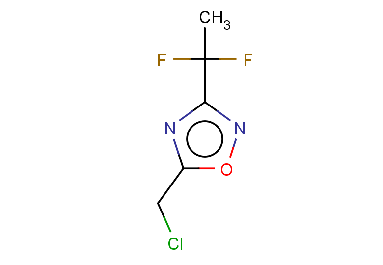 5-(CHLOROMETHYL)-3-(1,1-DIFLUOROETHYL)-1,2,4-OXADIAZOLE