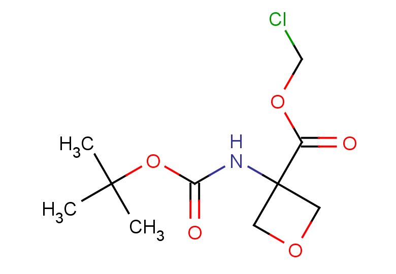 chloromethyl 3-{[(tert-butoxy)carbonyl]amino}oxetane-3-carboxylate