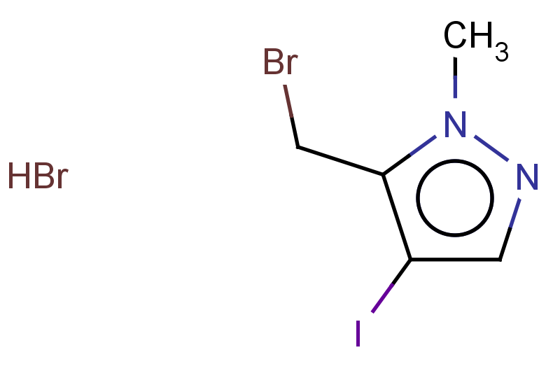 5-(bromomethyl)-4-iodo-1-methyl-1H-pyrazole hydrobromide