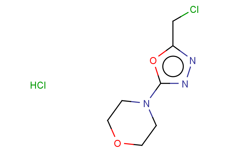 4-[5-(chloromethyl)-1,3,4-oxadiazol-2-yl]morpholine hydrochloride