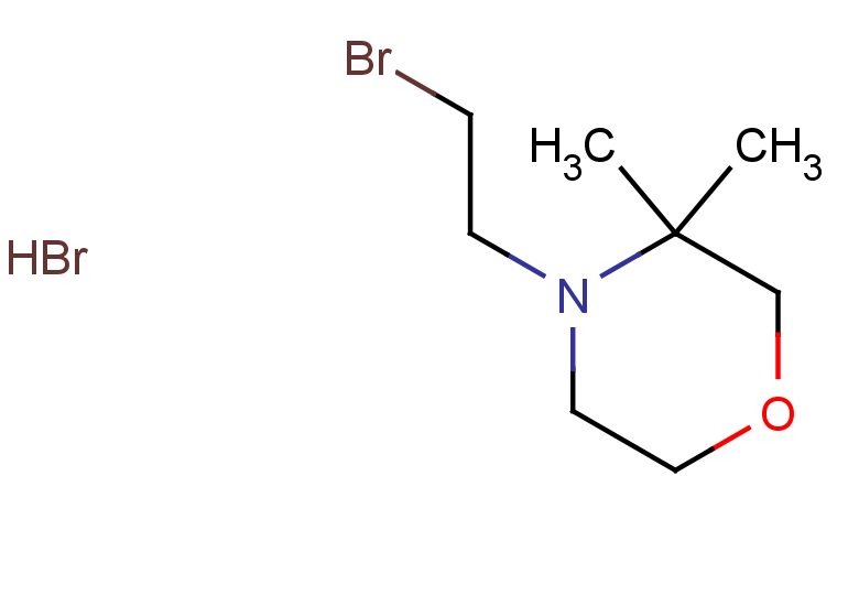 4-(2-bromoethyl)-3,3-dimethylmorpholine hydrobromide
