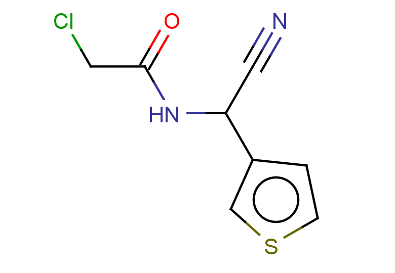 2-chloro-N-[cyano(thiophen-3-yl)methyl]acetamide