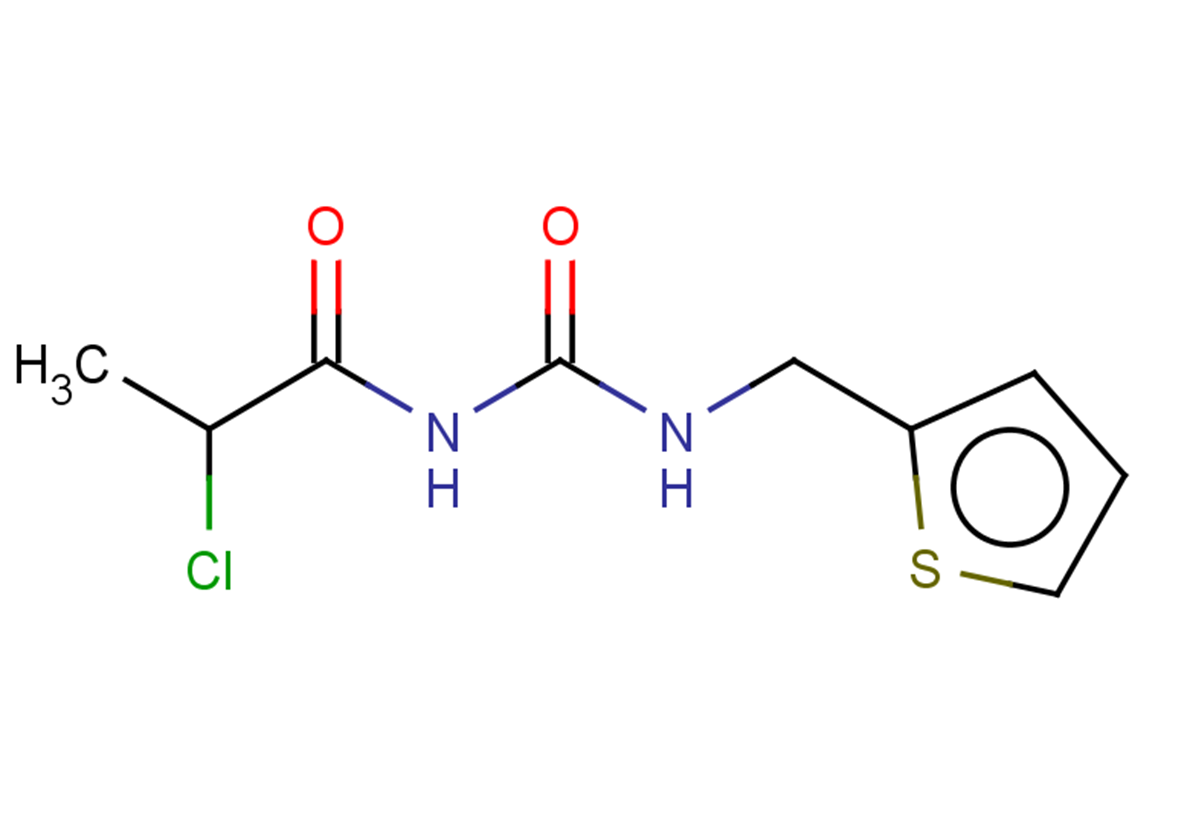 3-(2-chloropropanoyl)-1-(thiophen-2-ylmethyl)urea
