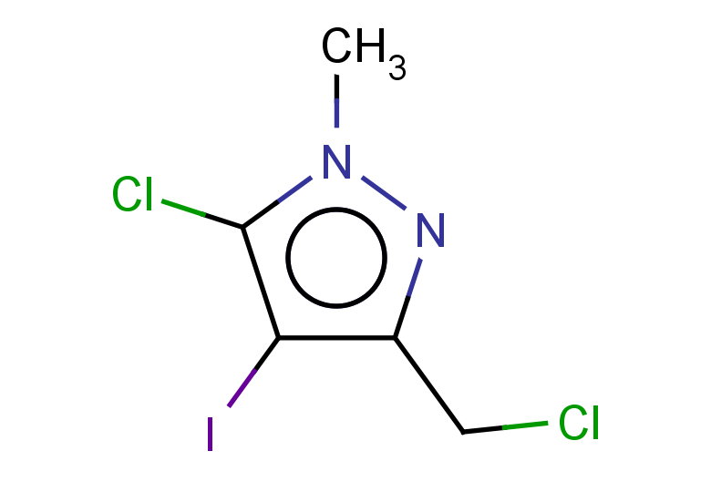 5-chloro-3-(chloromethyl)-4-iodo-1-methyl-1H-pyrazole