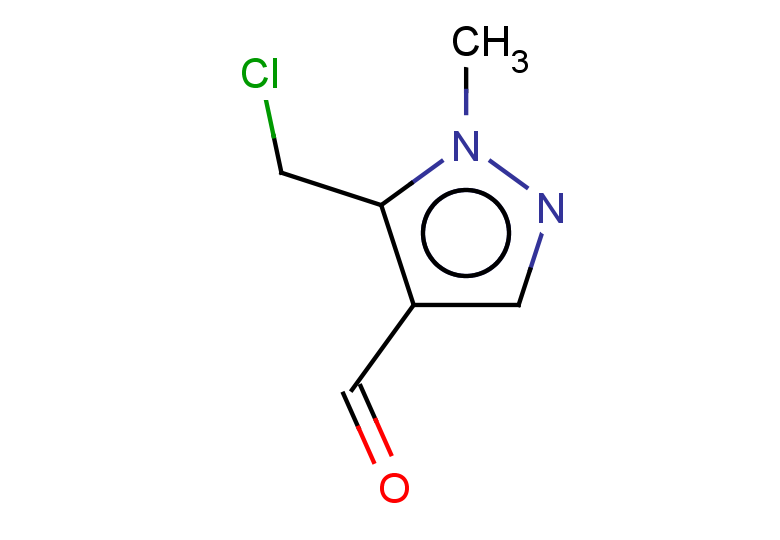 5-(chloromethyl)-1-methyl-1H-pyrazole-4-carbaldehyde