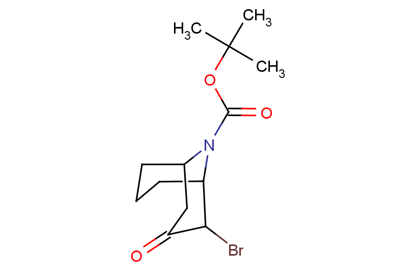 tert-butyl 2-bromo-3-oxo-9-azabicyclo[3.3.1]nonane-9-carboxylate