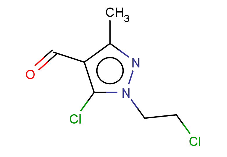 5-chloro-1-(2-chloroethyl)-3-methyl-1H-pyrazole-4-carbaldehyde