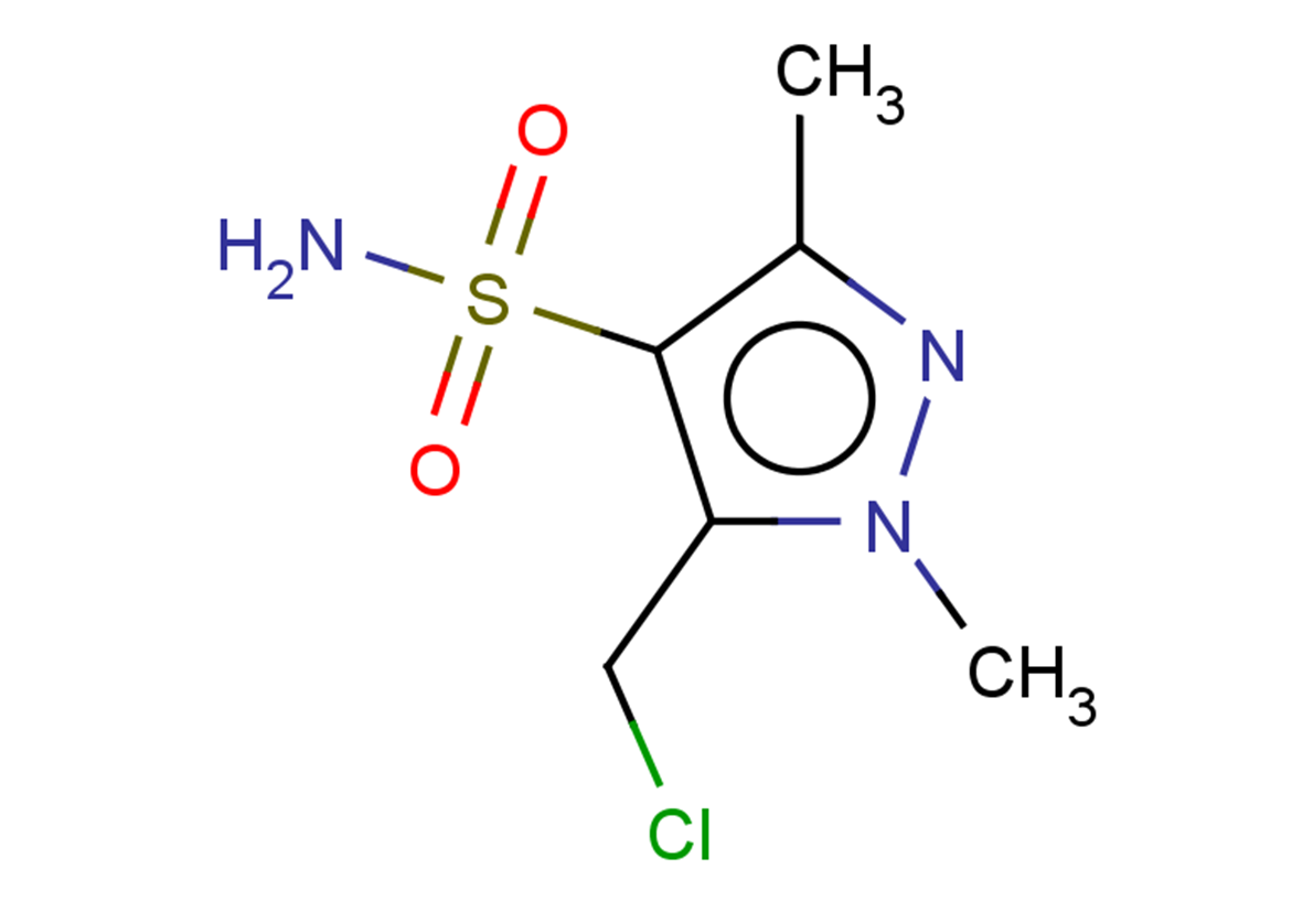 5-(chloromethyl)-1,3-dimethyl-1H-pyrazole-4-sulfonamide