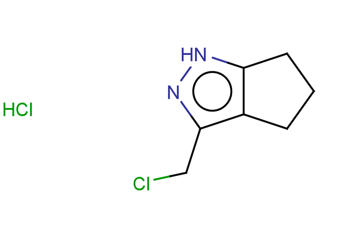 3-(chloromethyl)-1H,4H,5H,6H-cyclopenta[c]pyrazole hydrochloride