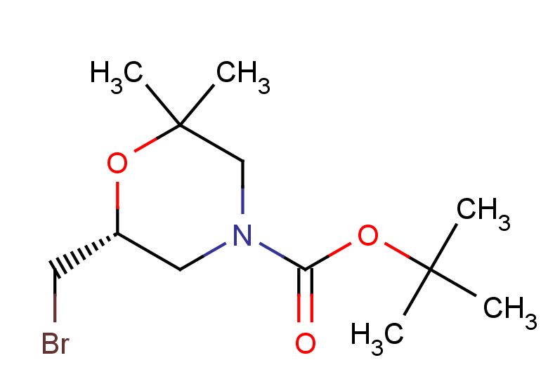 tert-butyl (6R)-6-(bromomethyl)-2,2-dimethylmorpholine-4-carboxylate