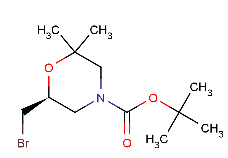 tert-butyl (6S)-6-(bromomethyl)-2,2-dimethylmorpholine-4-carboxylate