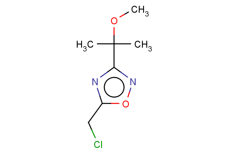 5-(CHLOROMETHYL)-3-(2-METHOXYPROPAN-2-YL)-1,2,4-OXADIAZOLE