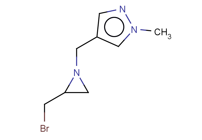 4-{[2-(bromomethyl)aziridin-1-yl]methyl}-1-methyl-1H-pyrazole