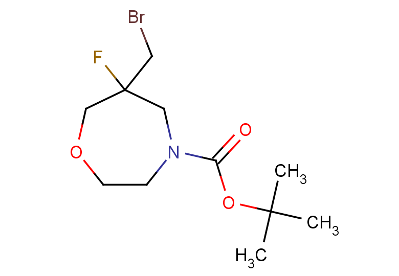 tert-butyl 6-(bromomethyl)-6-fluoro-1,4-oxazepane-4-carboxylate