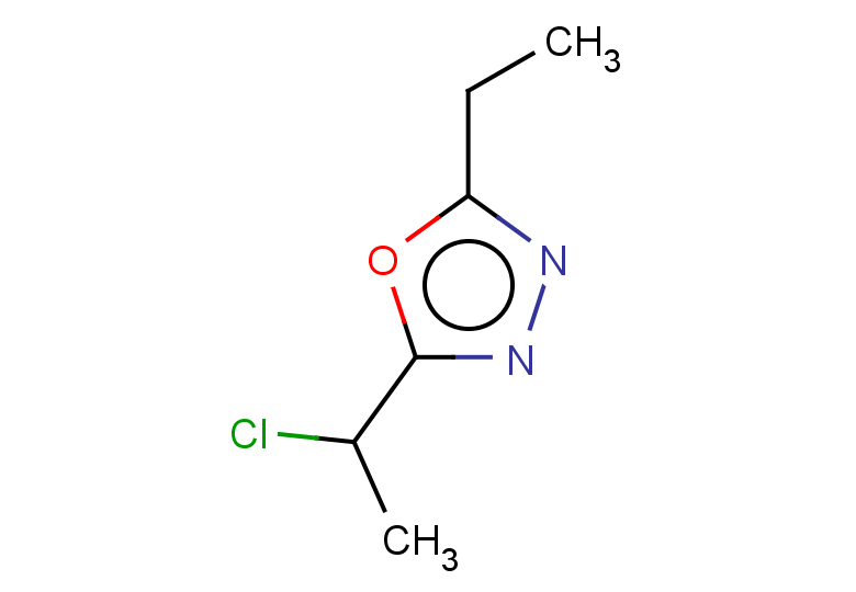 2-(1-chloroethyl)-5-ethyl-1,3,4-oxadiazole