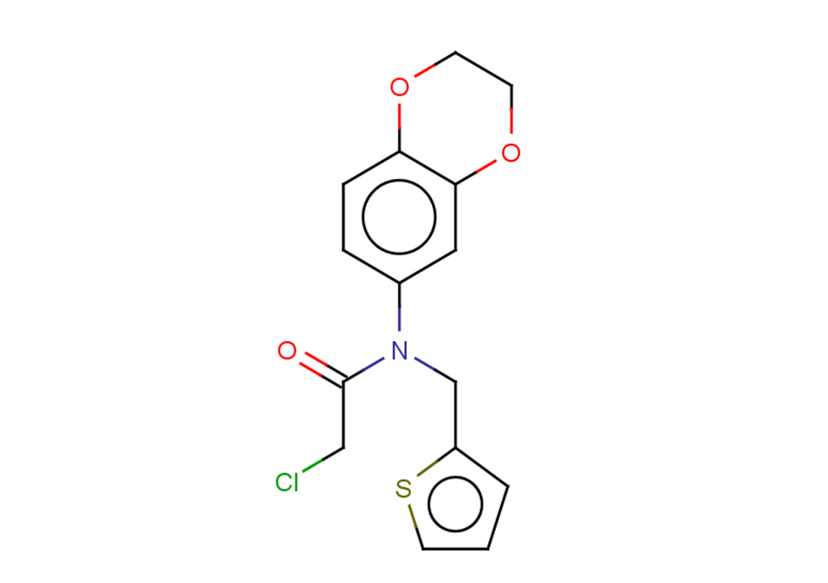 2-chloro-N-(2,3-dihydro-1,4-benzodioxin-6-yl)-N-(thiophen-2-ylmethyl)acetamide