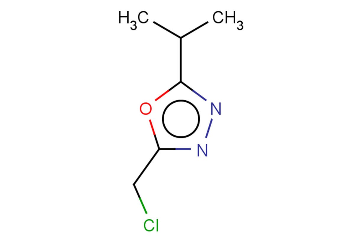 2-(chloromethyl)-5-(propan-2-yl)-1,3,4-oxadiazole