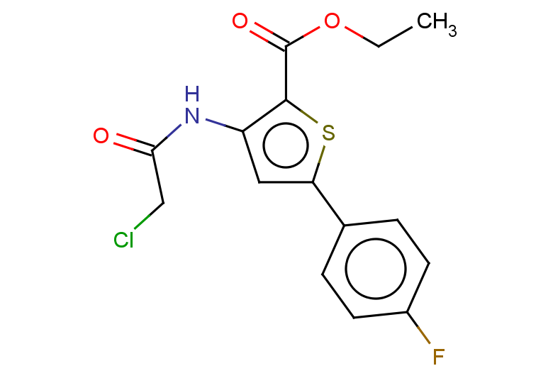 ethyl 3-(2-chloroacetamido)-5-(4-fluorophenyl)thiophene-2-carboxylate