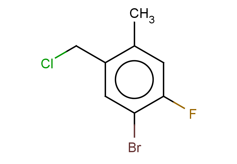 1-bromo-5-(chloromethyl)-2-fluoro-4-methylbenzene