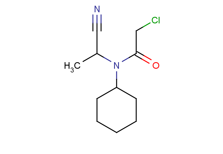 2-chloro-N-(1-cyanoethyl)-N-cyclohexylacetamide