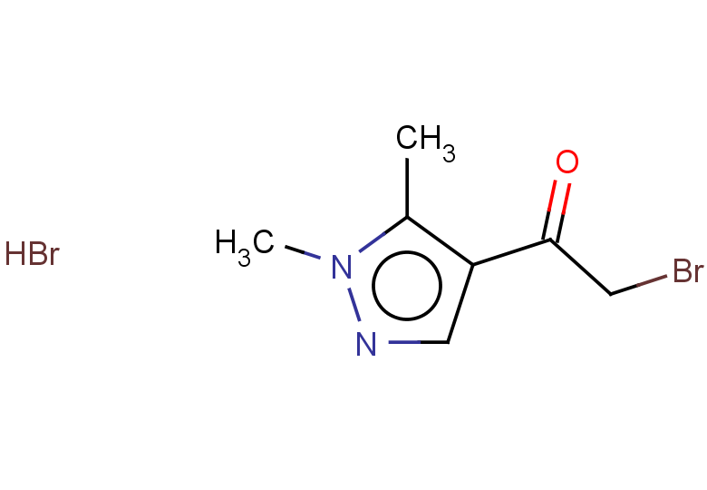 2-bromo-1-(1,5-dimethyl-1H-pyrazol-4-yl)ethan-1-one hydrobromide