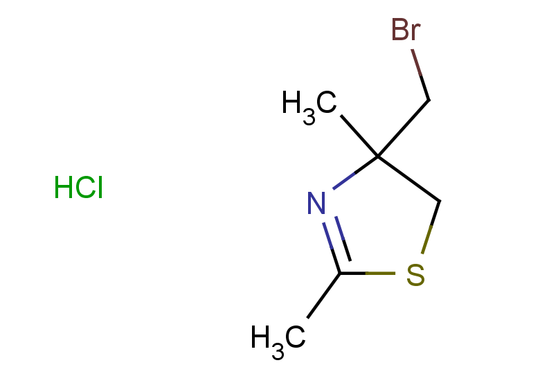4-(bromomethyl)-2,4-dimethyl-4,5-dihydro-1,3-thiazole hydrochloride
