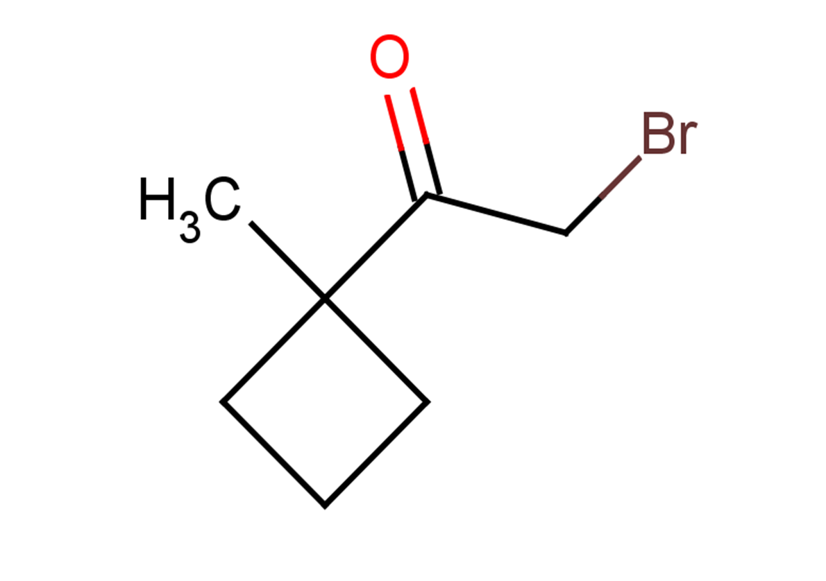 2-bromo-1-(1-methylcyclobutyl)ethan-1-one