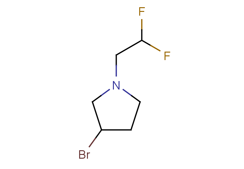 3-bromo-1-(2,2-difluoroethyl)pyrrolidine