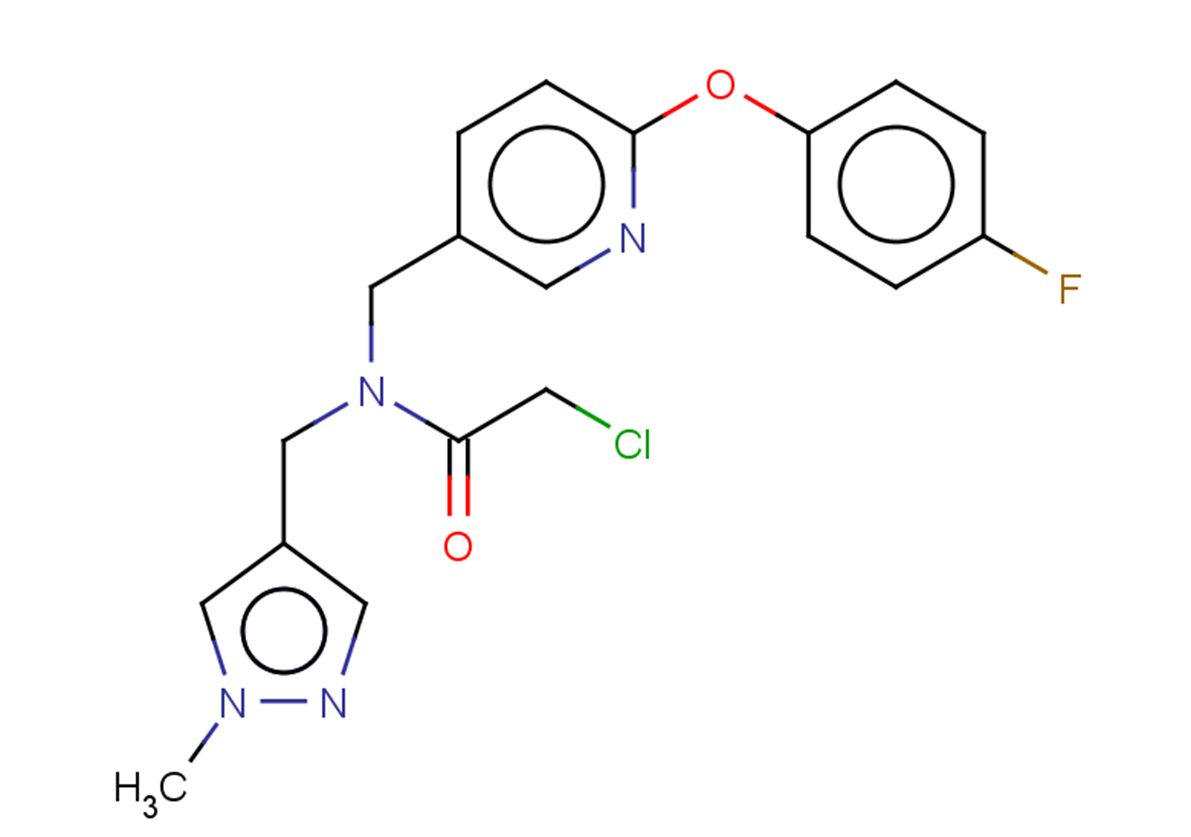 2-chloro-N-{[6-(4-fluorophenoxy)pyridin-3-yl]methyl}-N-[(1-methyl-1H-pyrazol-4-yl)methyl]acetamide