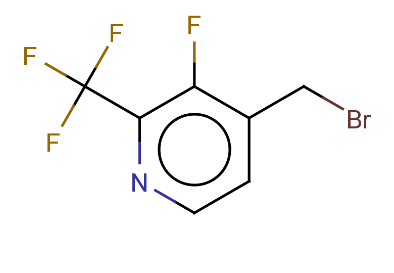 4-(bromomethyl)-3-fluoro-2-(trifluoromethyl)pyridine
