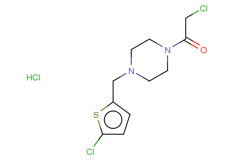 2-chloro-1-{4-[(5-chlorothiophen-2-yl)methyl]piperazin-1-yl}ethan-1-one hydrochloride