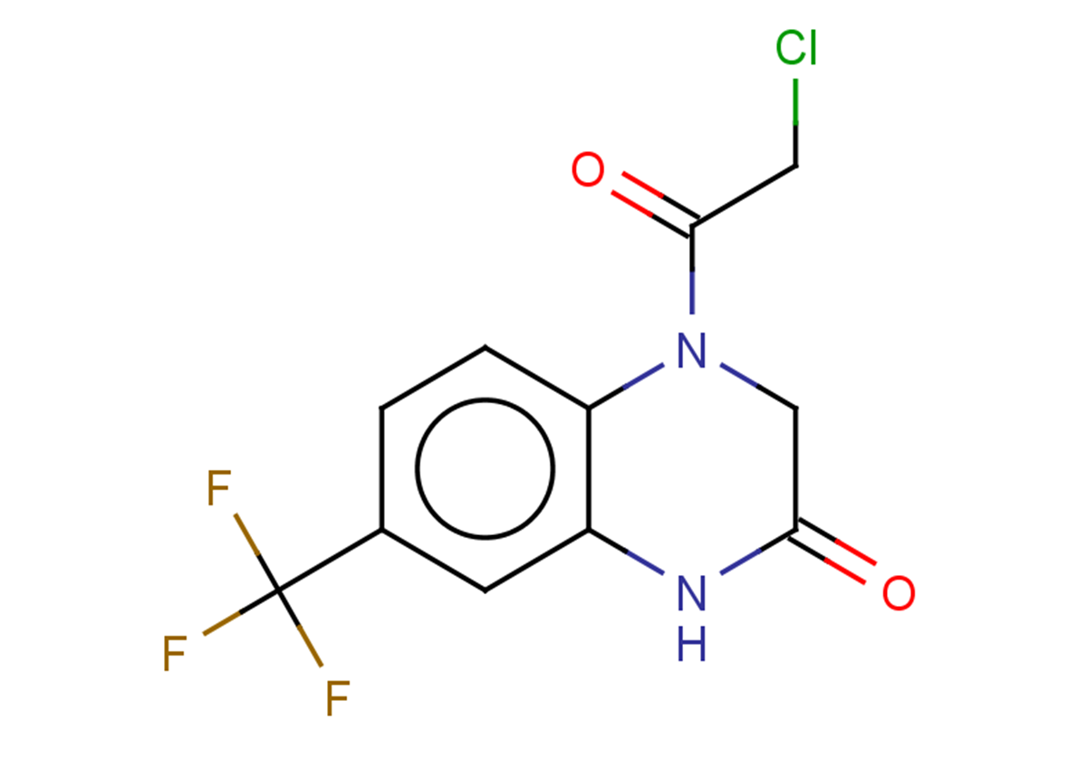 4-(2-chloroacetyl)-7-(trifluoromethyl)-1,2,3,4-tetrahydroquinoxalin-2-one