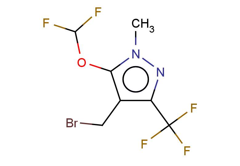 4-(bromomethyl)-5-(difluoromethoxy)-1-methyl-3-(trifluoromethyl)-1H-pyrazole