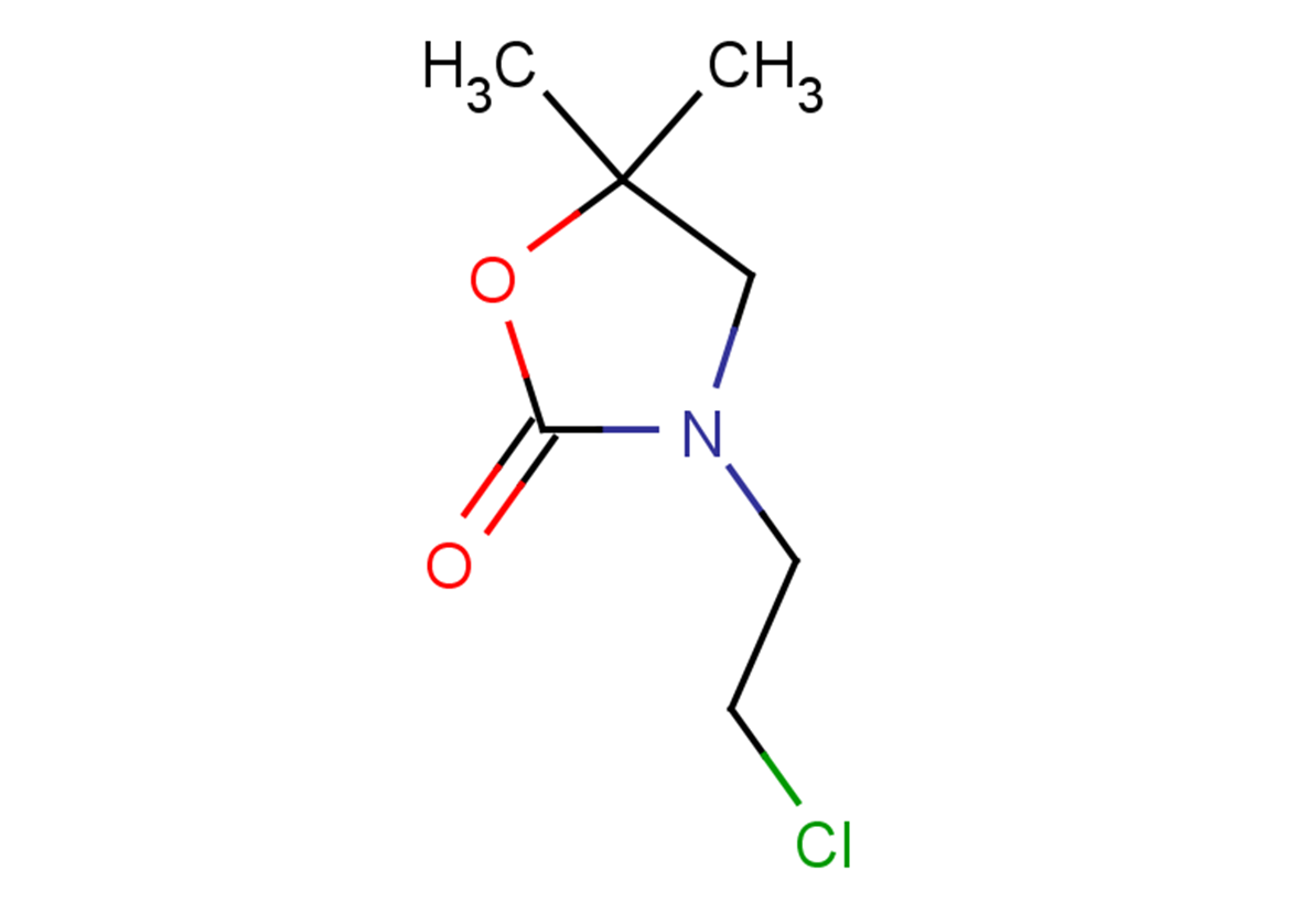 3-(2-chloroethyl)-5,5-dimethyl-1,3-oxazolidin-2-one