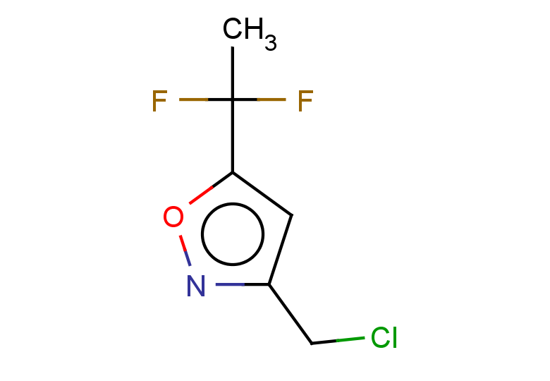 3-(chloromethyl)-5-(1,1-difluoroethyl)-1,2-oxazole